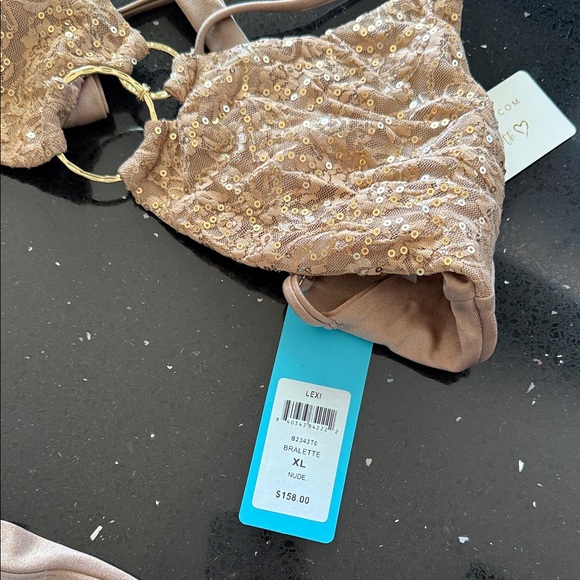 Beach Bunny Sequin Bikini Set - Bronze - Picture 3 of 3